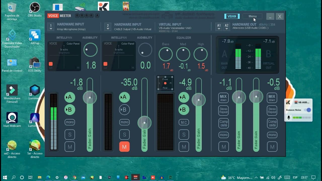 COMO ELIMINARL EL DELAY EN VOICE MEETER YouTube