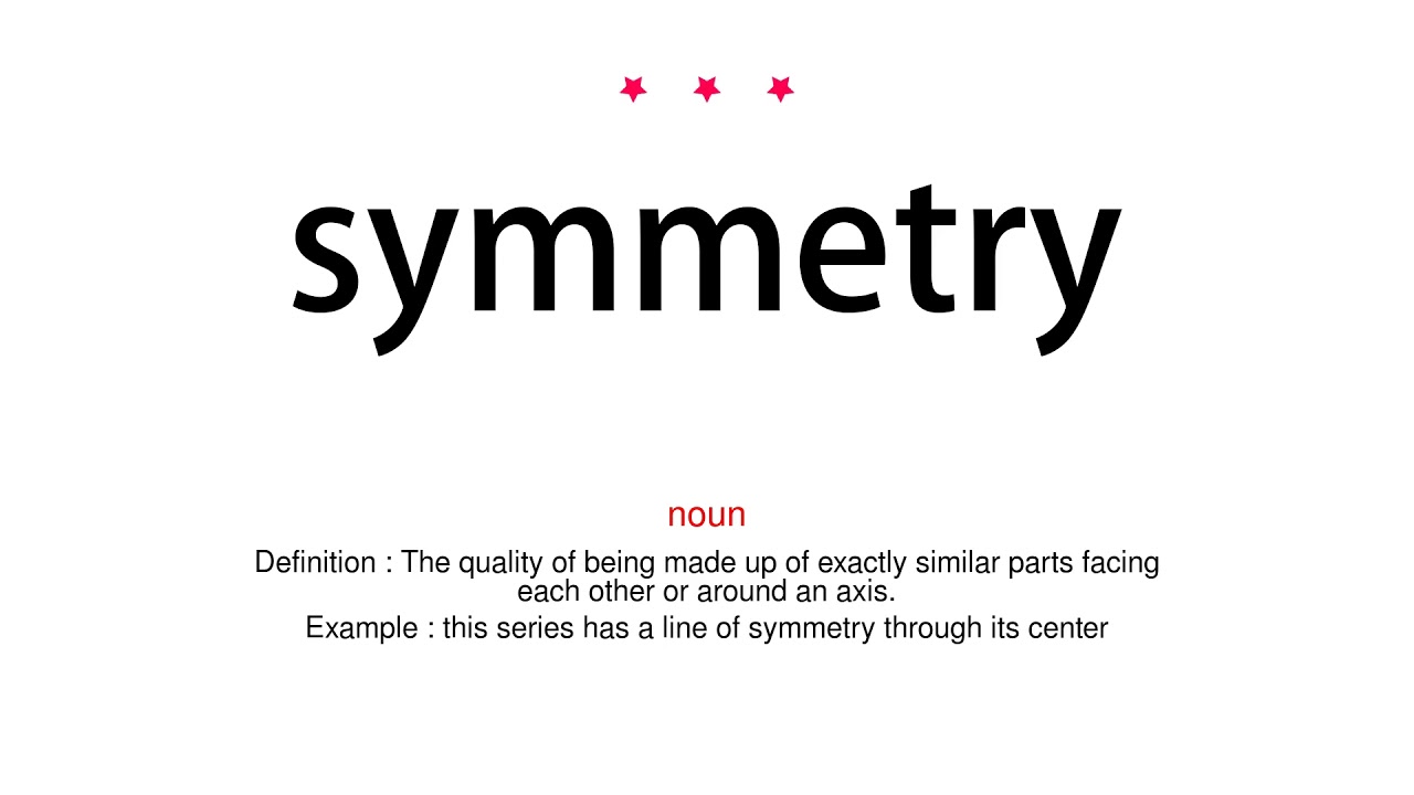 How To Pronounce Symmetry