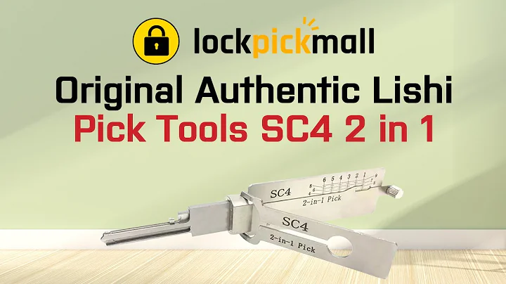 Original Authentic Lishi Schlage Lock Picking Tools SC4 Lock Pick