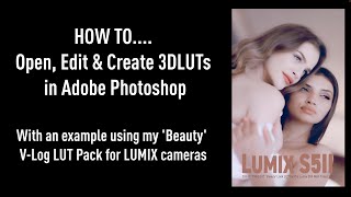 How to use Photoshop with 3D LUTs, Edit &amp; Export to make new ones
