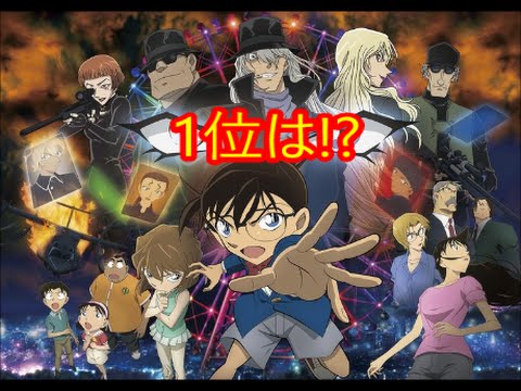 アニメ 名探偵コナン キャラクター人気ランキング Youtube