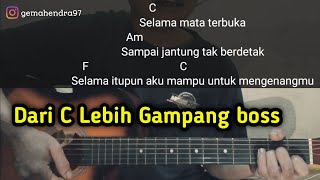 Kunci Gitar KENANGAN TERINDAH - Samsons Pake Chord Pemula Semua