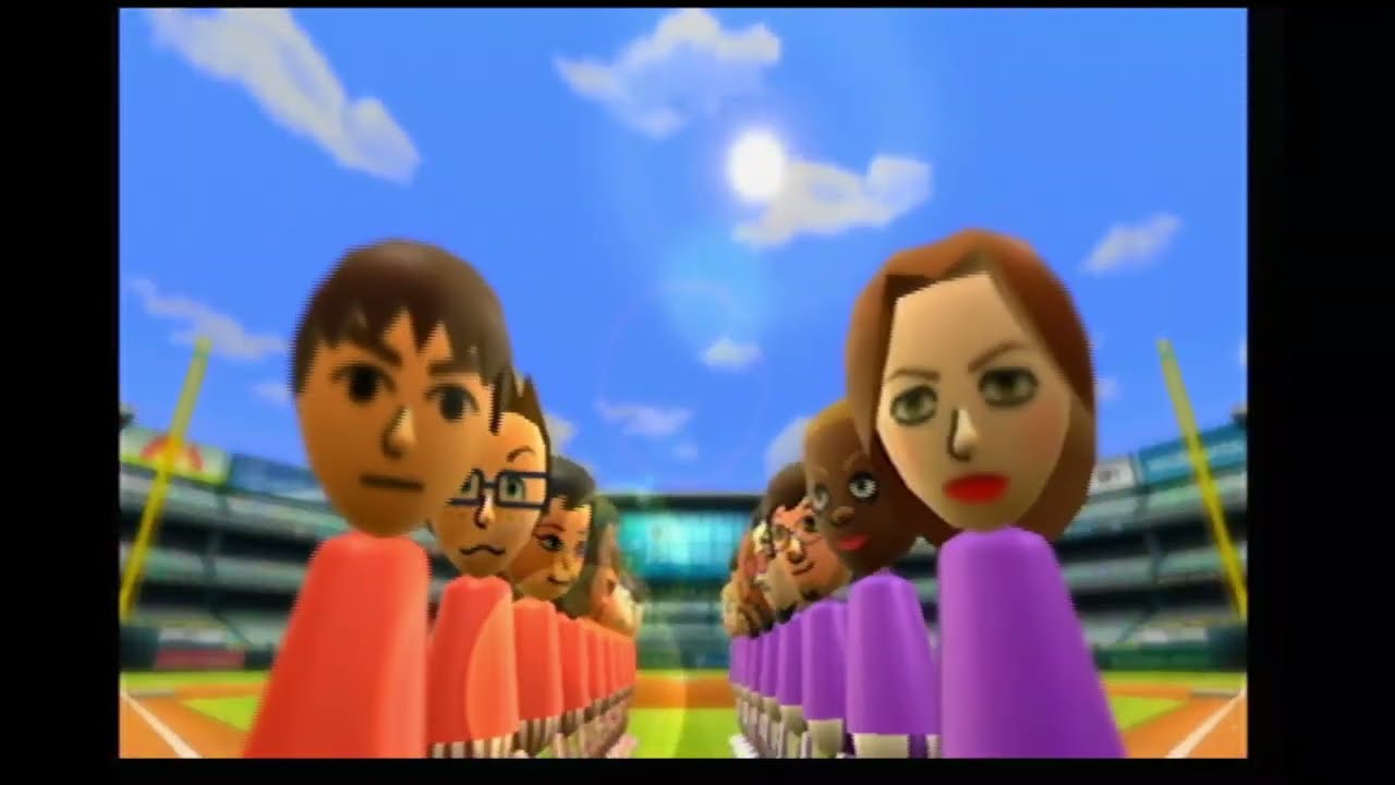 Wii Sports - Baseball - Guest C Vs Elisa (Match 33)