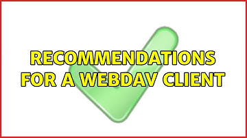 Ubuntu: Recommendations for a WebDAV client (3 Solutions!!)