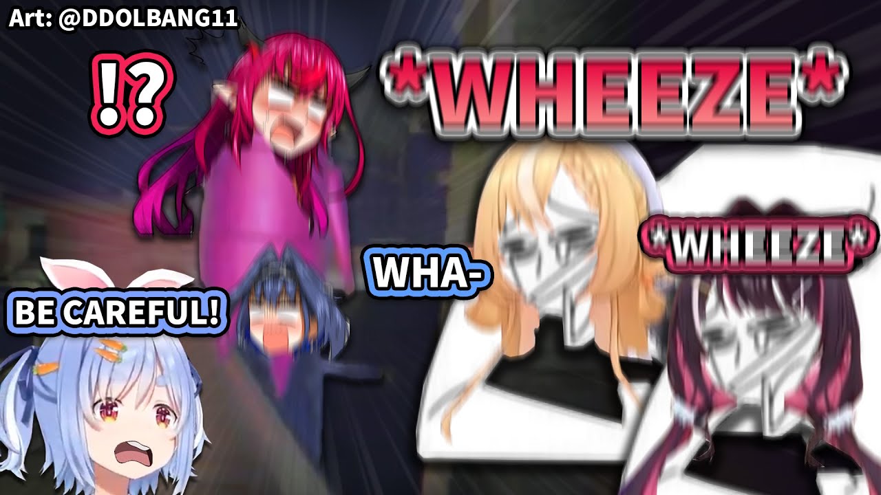 (All POV) Kronii, IRyS and Pekora's Perfect Comedic Timing Made Flare and AZKi Laughs Really Hard