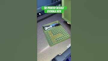 3D Printed Nozzle Storage #shorts #3dprinting #asmr