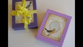 EVG March 2017 Project - Note Card Gift Boxes