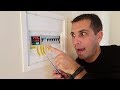 HOW TO Install a Budget ENERGY Meter   Din rail LED Volt, Ammeter