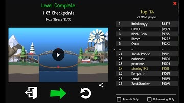 [Top Score] Poly Bridge 2 Pine Mountains - Checkpoints 1-5
