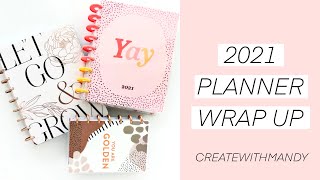 2021 Planner Wrap Up // CreatewithMandy