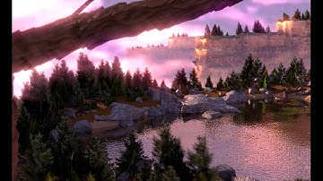 Output from Lake and Forest series of Blender 3d CGI Tutorials