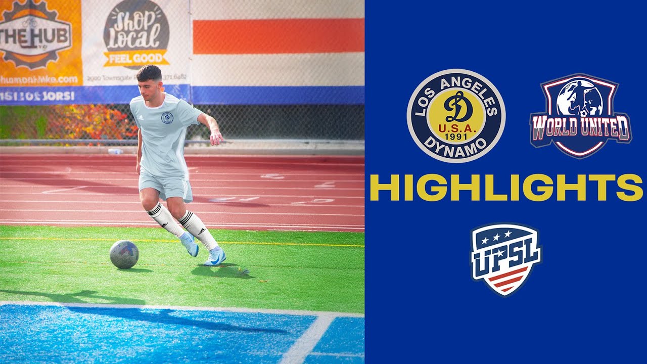 LAD vs World United🔥 LA Dynamo Crush World United SC 10-1 | Matteo Scores 4 Goals! | UPSL Highlights