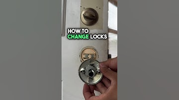 How to change locks yourself!
