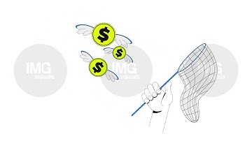 Catch discount 2D onboarding ui animation