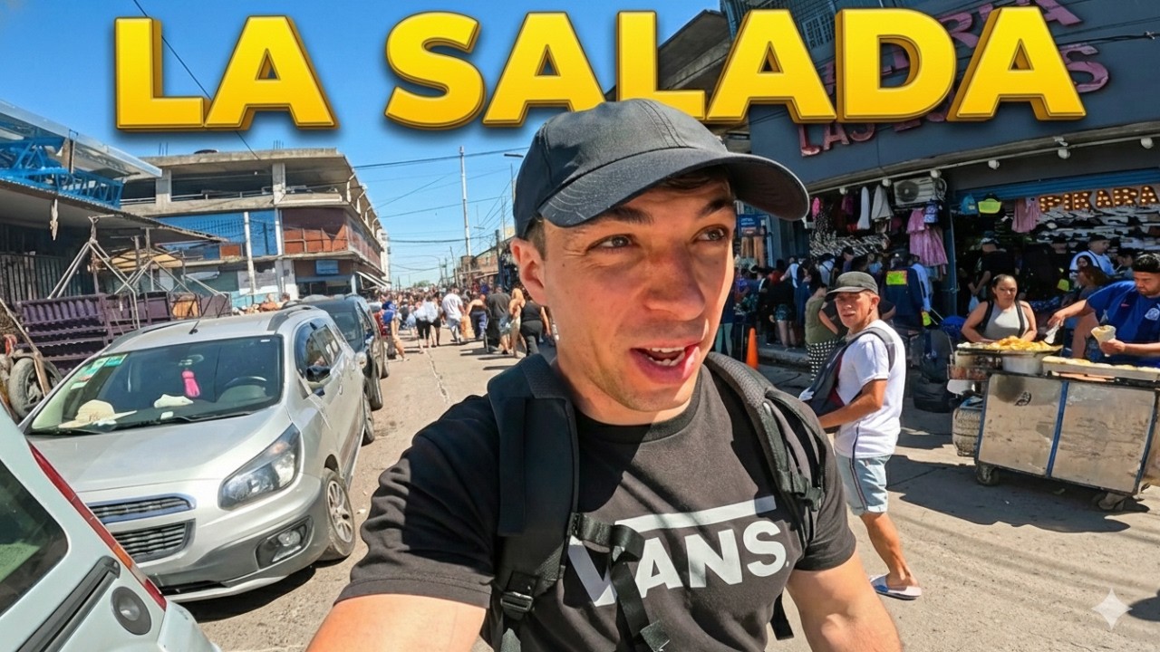 ESPAÑOL RECORRE FERIA LA SALADA EN ARGENTINA 🇦🇷