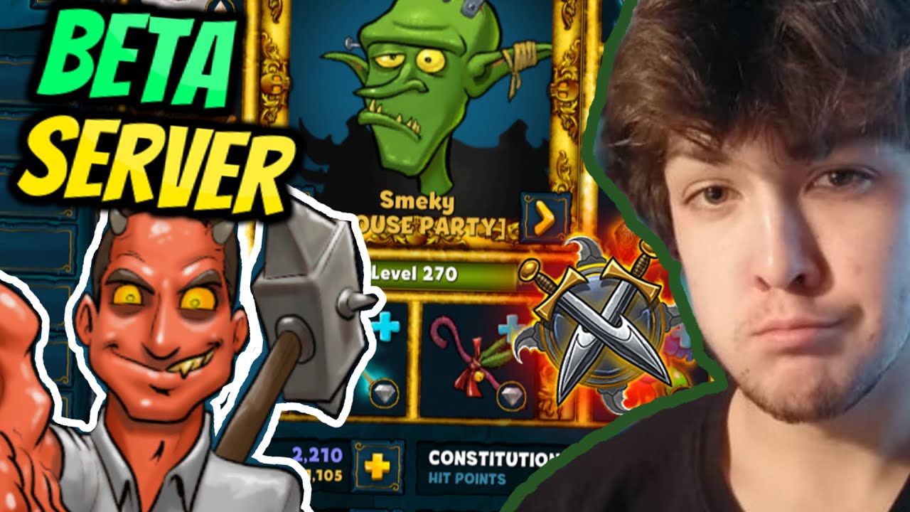 SMEKY - SHAKES AND FIDGET - BETA SERVER MASTÍ !!! 270 LEVEL ASSASIN !!!!