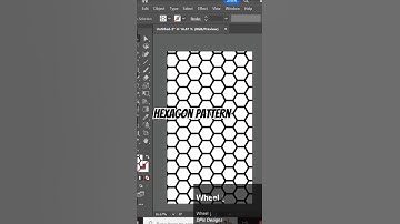 How to create hexagon pattern in adobe illustrator
