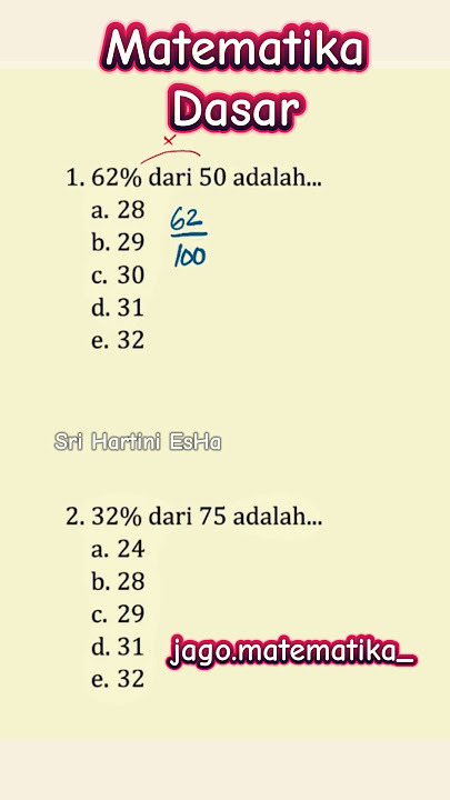 BASIC MATHEMATICS QUESTIONS TIU NUMERIC SKD CPNS PSYCHOLOGICAL TEST QUESTIONS CALCULATING PERCENTAGE