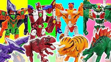 Hello Carbot Cretaceous period dinosaur transform robot Tyracles, Terajet, Tego! Go! - DuDuPopTOY