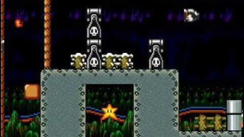 Super Mario Flash (6.0) Custom Level - Disturbing Cave.