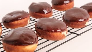 Homemade Boston Cream Donuts Recipe - Laura Vitale - Laura in the Kitchen Episode 867