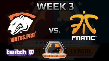CS:GO - Virtus Pro vs. fnatic (FACEIT Spring League 2014 - WEEK 3)