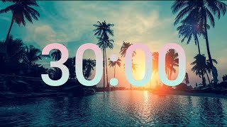 30 minute countdown timer with music - NCS Tropical, Chill, Deep House