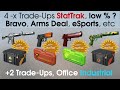 CS:GO 6-x Trade-Ups. StatTrak Dark Water? USPS Overgrowth? DE Crimson Web? etc +2 Office Trade Ups.
