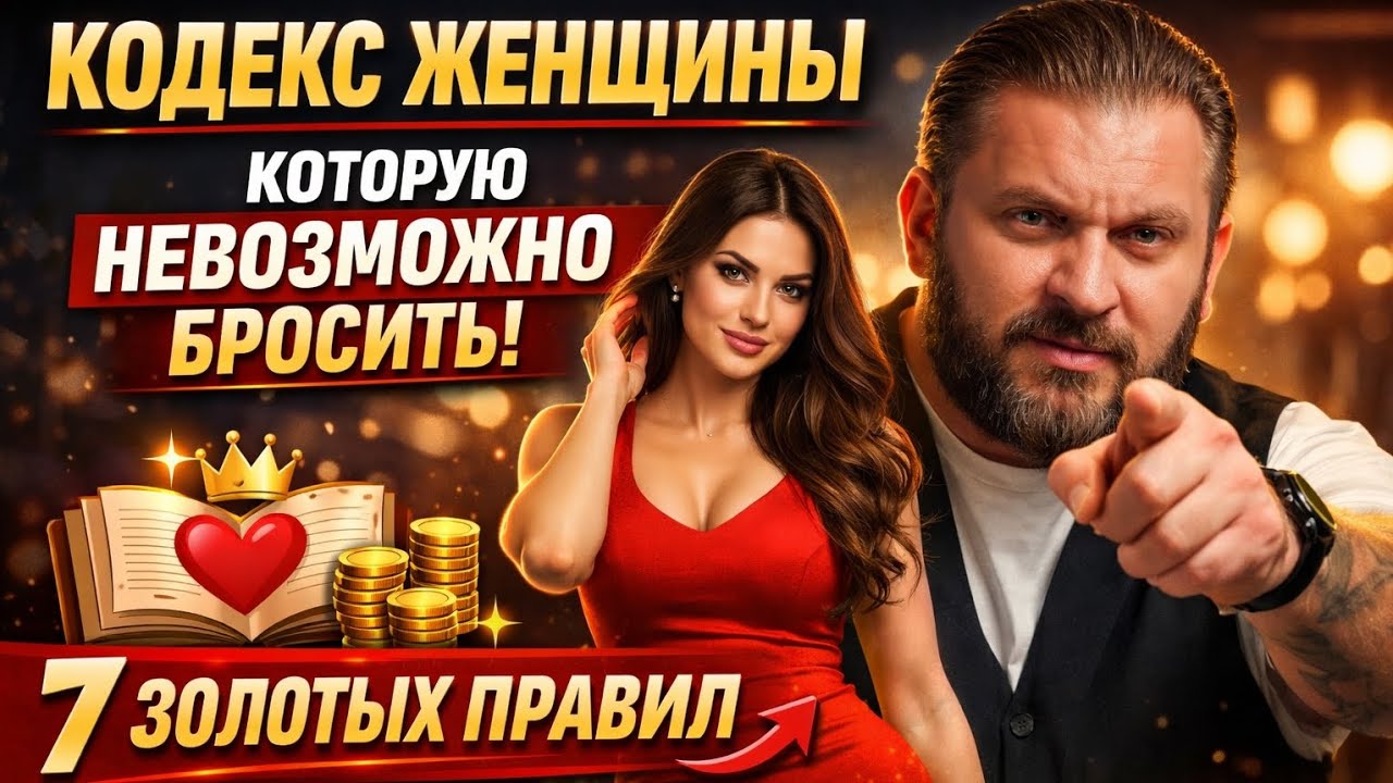 Кодекс женщины, которую невозможно БРОСИТЬ! 7 ЗОЛОТЫХ ПРАВИЛ. 