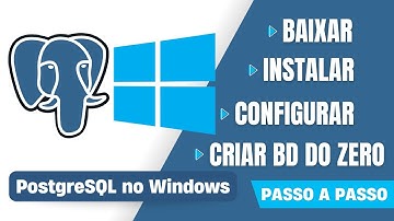 Como Instalar e configurar o PostgreSQL no Windows e criar seu primeiro BANCO DE DADOS 2025