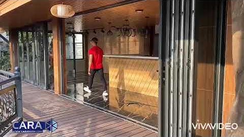 CỬA NHÔM XẾP TRƯỢT CARA 0962774466