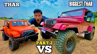 RC Big Size Mahindra Thar 4X4 Car Part 2 Unboxing & Testing- Chatpat toy tv