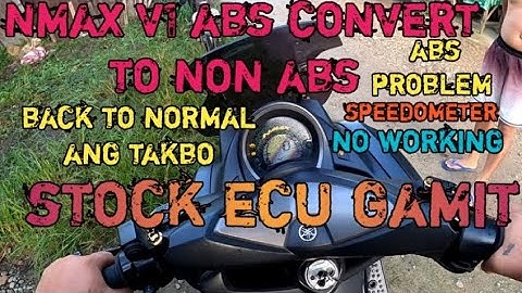 nmax v1 abs convert to non abs stock ecu gamit