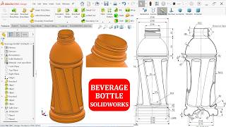 Full Beverage Bottle Modeling in SolidWorks (Boundary Cut) News