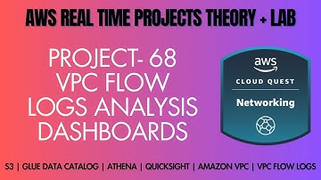 AWS Project 68 | ROLE - Network Engineer | VPC Flow Logs Analysis Dashboards  | VPC FLOW LOGS