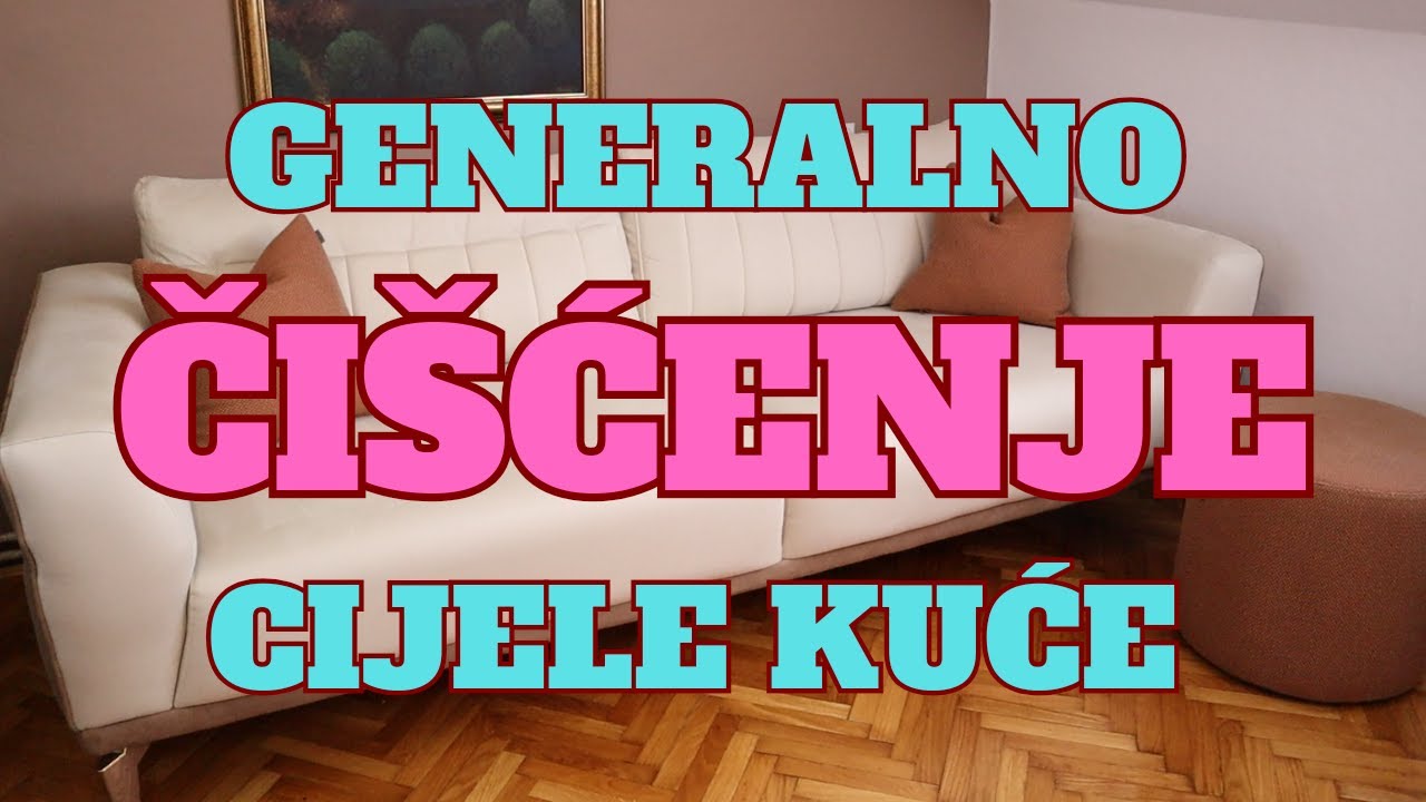 🥴Čišćenje CIJELE kuće nakon krečenja◾GENERALKA🚿