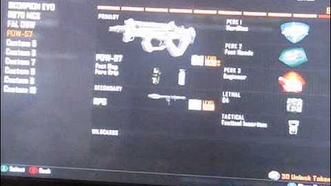 Black Ops 2 Prestige 8 Custom Classes and Stats