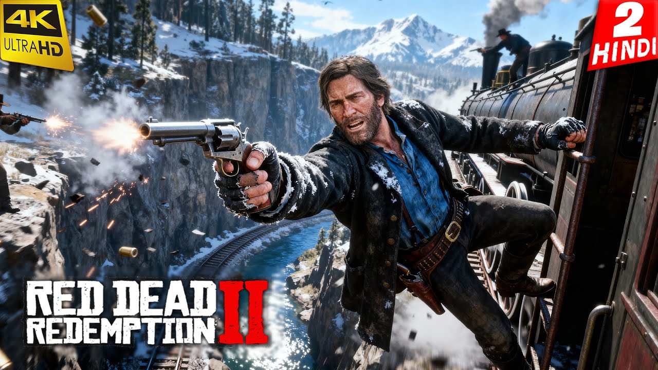 Red Dead Redemption 2 HINDI Gameplay -Part 2 - Train Robbery - YouTube