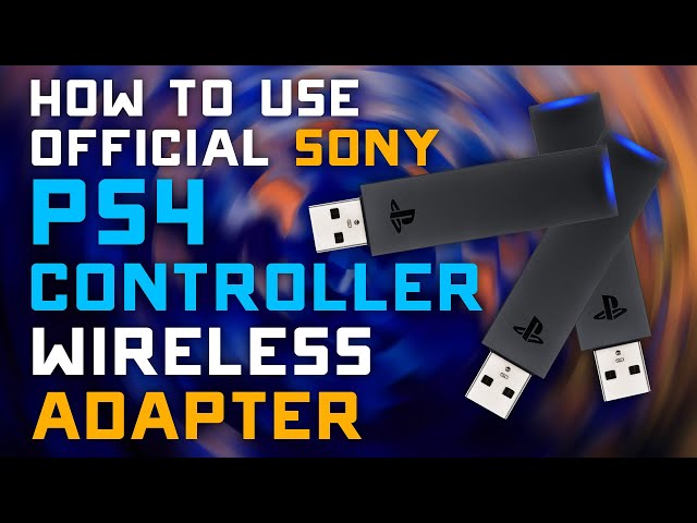 grænse Postimpressionisme sol How to Use the Official Sony DUALSHOCK 4 USB wireless adapter for PC -  YouTube