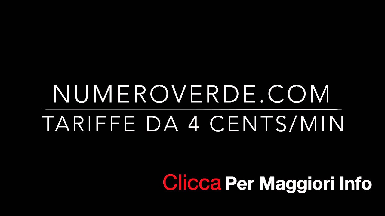 NumeroVerde.com il Numero per fare i numeri