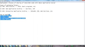 JBoss tutorial || How to Deploy || Jboss Training