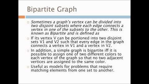 EECS 203 - Special Classes of Graphs