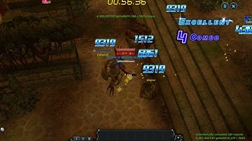 Cabal Online fast lvl 135 up guide in Sienna B1f using free set in quest