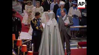 THE ROYAL WEDDING - PRINCE CHARLES AND LADY DIANA SPENCER - SOUND