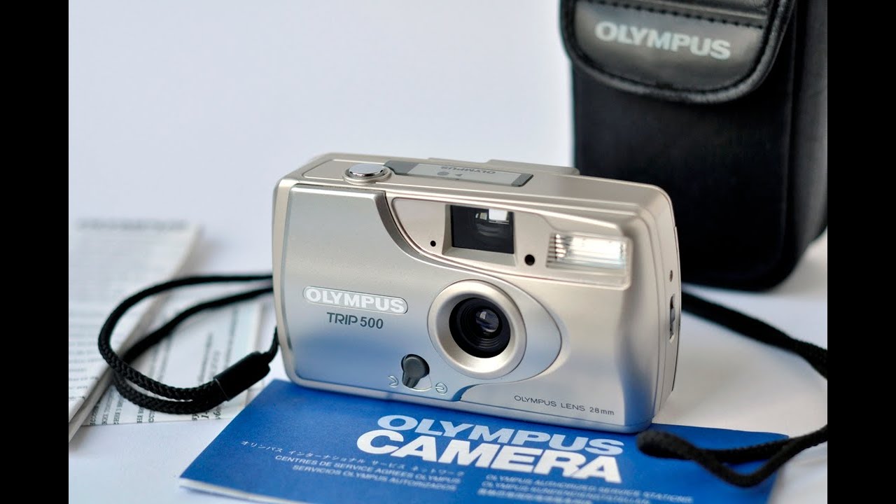 35mm film camera Olympus TRIP 500 - YouTube
