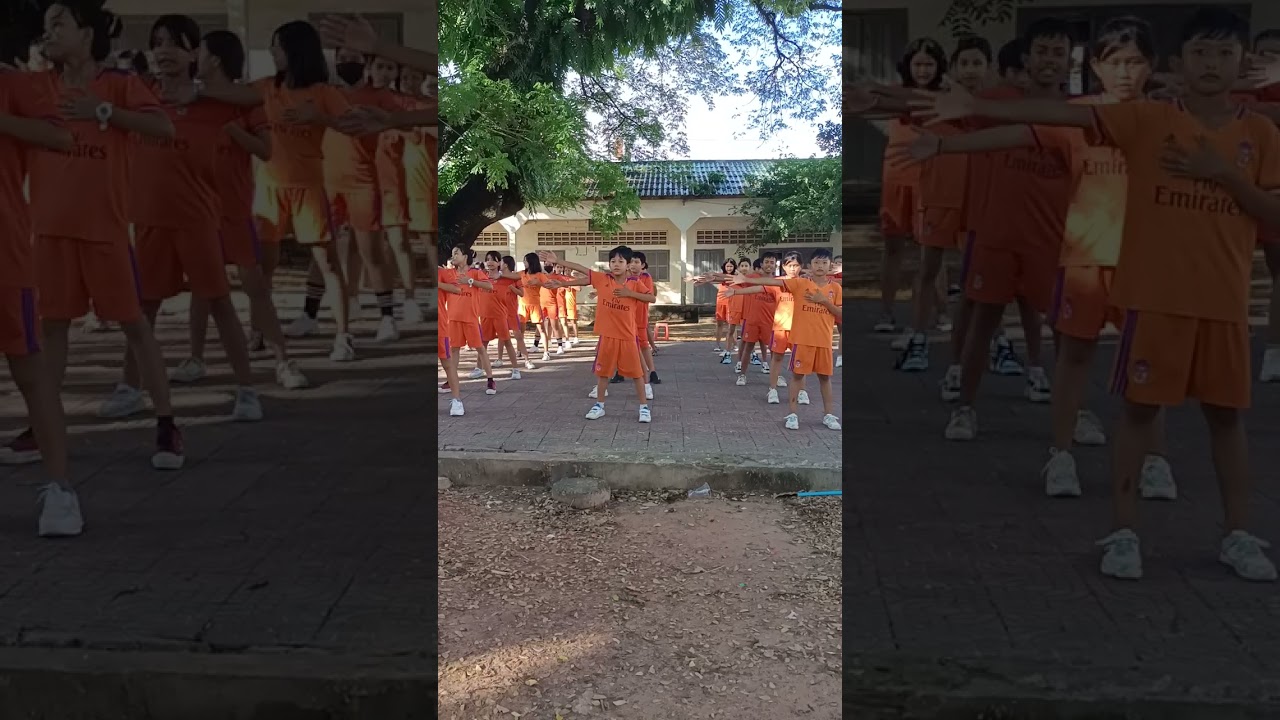 ១៣/០៦/២០២៣ ថ្នាក់ទី ៦  ៉ក  ៉នៃសាលាបឋមសិក្សាផ្សារលើ ក្រុងព្រះសីហនុ បានរៀនហាត់អប់រំកាយចំនួន១៨ចលនា