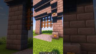 Minecraft: Working Castle Gate | #shorts