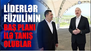 Azərbaycan Və Qırğızıstan Prezidentləri Füzuli Şəhərinin Baş Planı Ilə Tanış Olublar