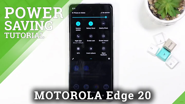 How to Turn On Power Saving Mode on MOTOROLA Edge 20 – Save Power