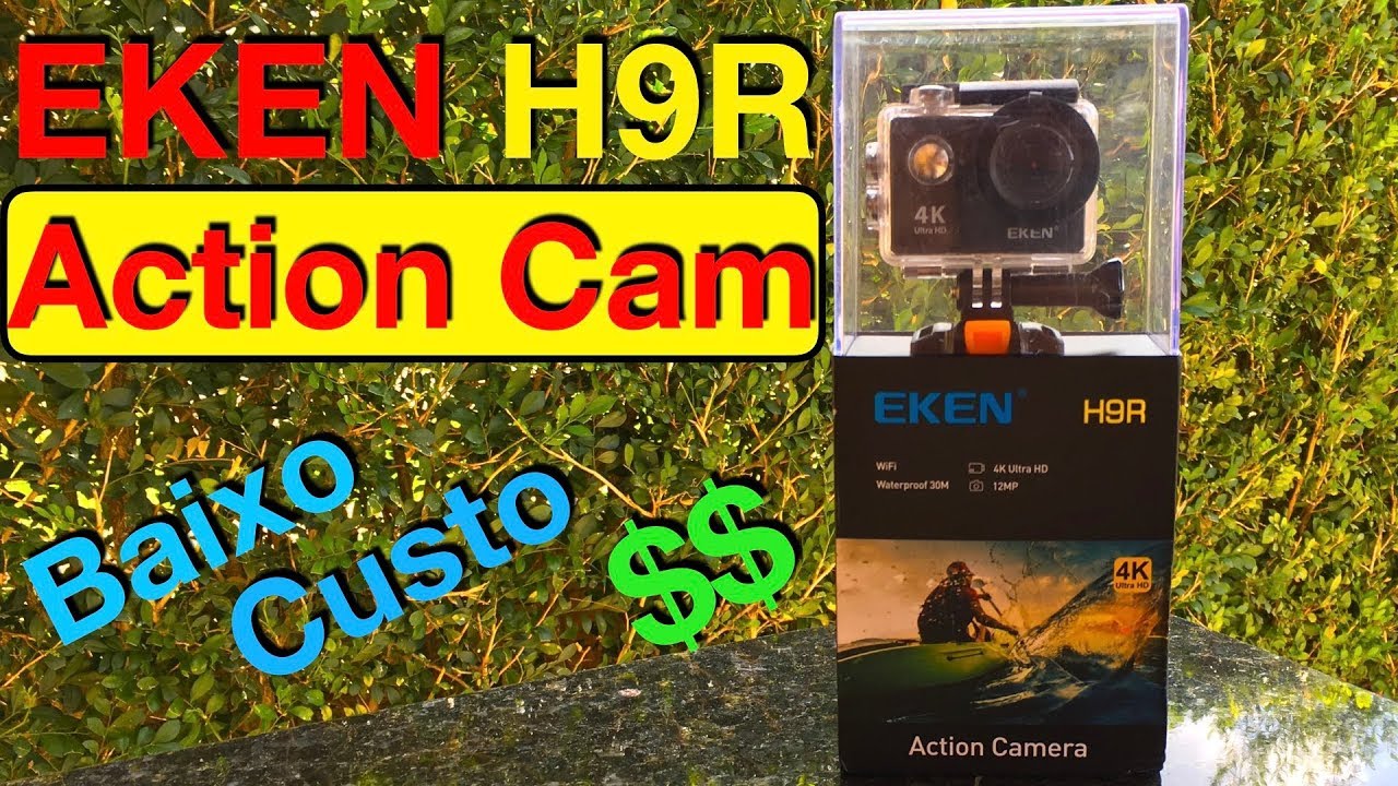 Eken H9 Teste De Filmagem Action Cam 4k De Baixo Custo Youtube